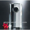 2015 office stationery crystal desk clock Personalized Design Unique Blank Gift For Business Souvenirs